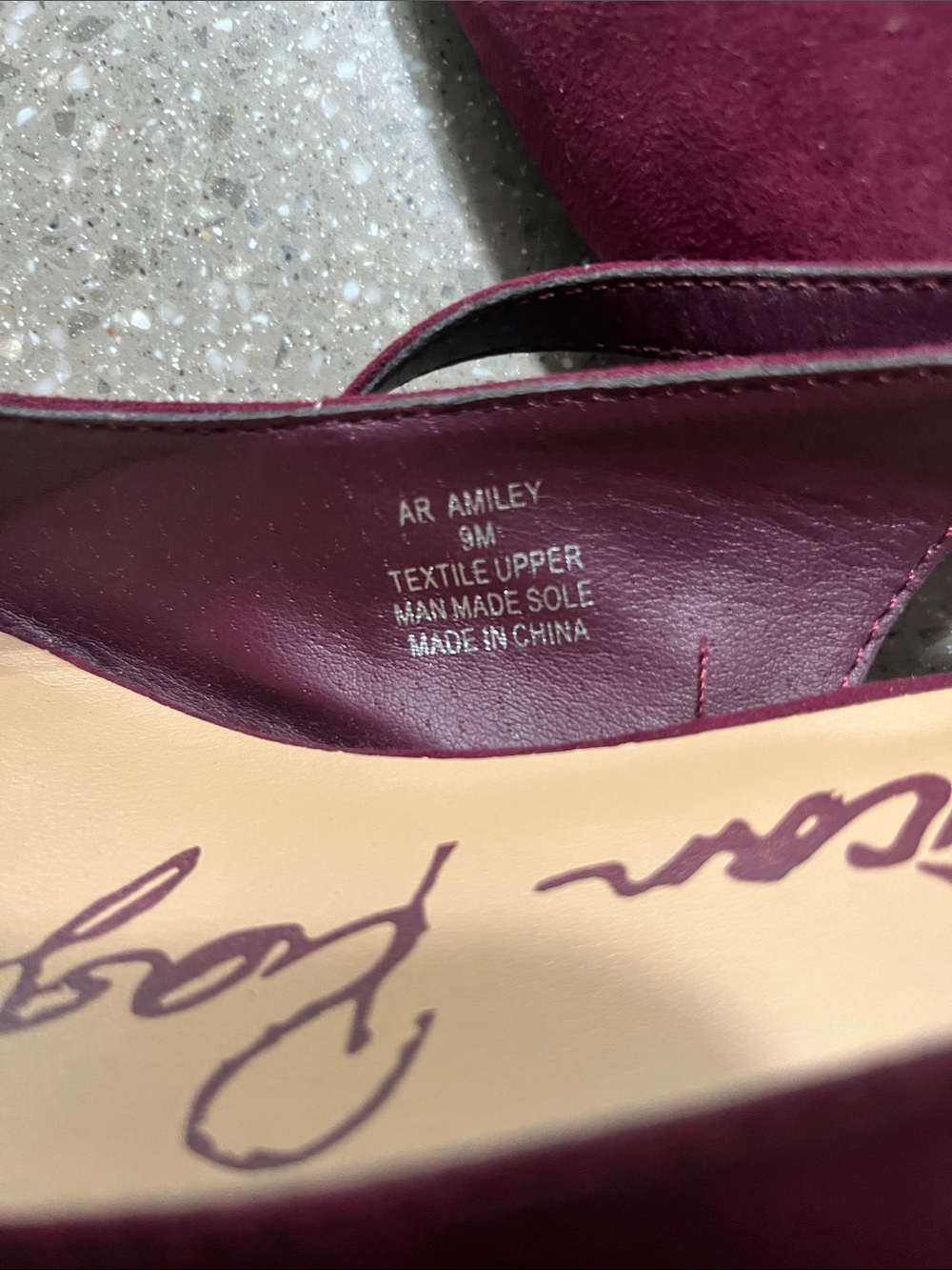 American Rag Wine Suede Ankle-Strap Block Heels - Picture 3 of 3